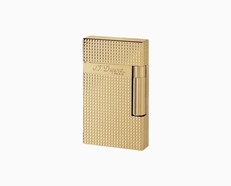 S.T. Dupont Lighter L2 Gold Diamond Head