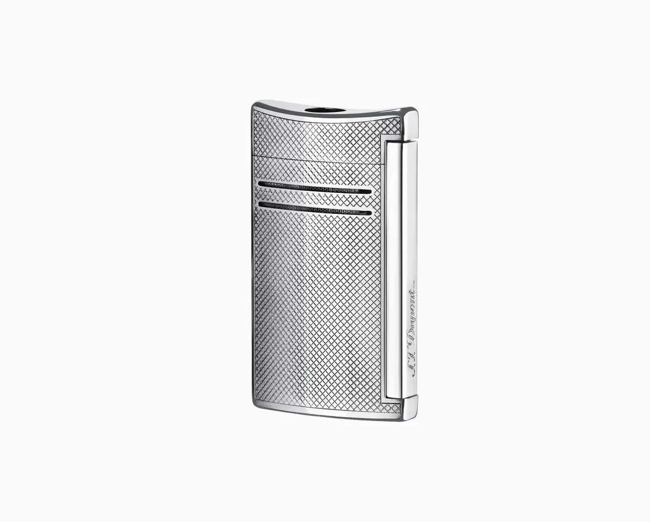 S.T. Dupont Maxijet Lighter - Chrome Grid