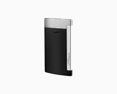 S.T. Dupont Slim 7 Lighter - Matte Black and Brushed Chrome