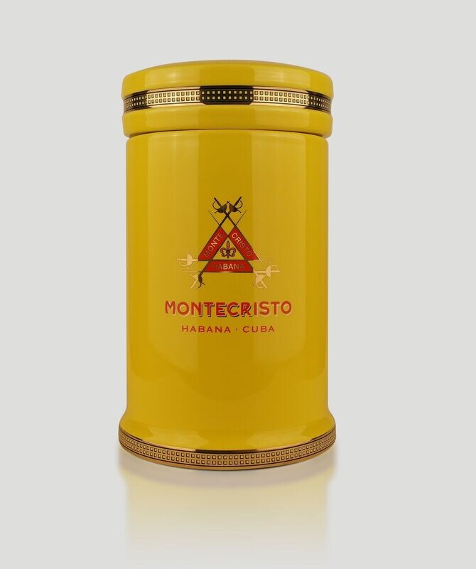 Montecristo Porcelain Jar  for up to 25 cigars -  EMPTY