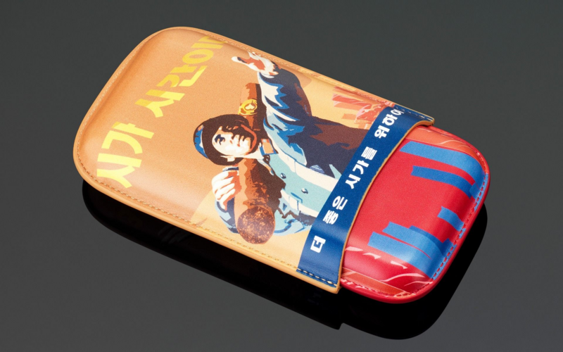 Siglo "North Korea Revolution" Zigarren-Etui - für 3 Zigarren