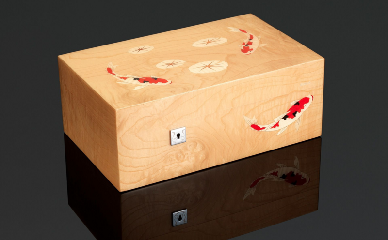 Siglo Koi Fisch Humidor - für 75 Zigarren