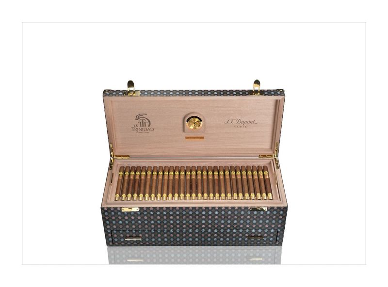 Trinidad Fundadores 55 Aniversario Vintage 10 S.T. Dupont Humidor - für 50 Zigarren