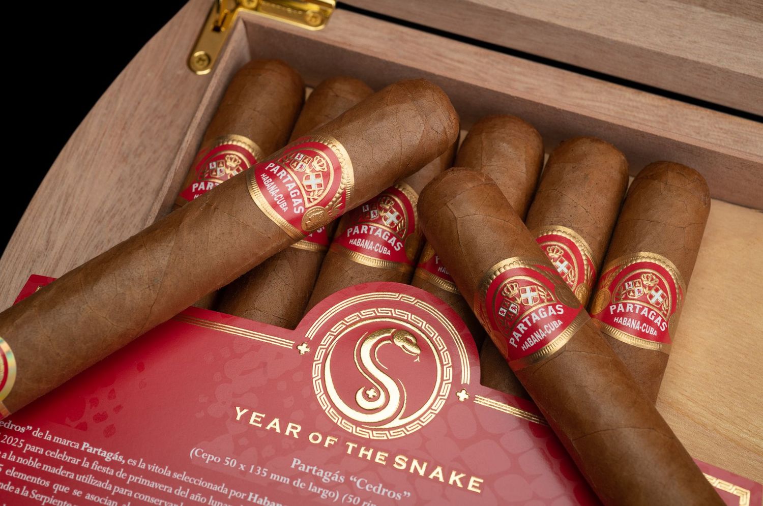 Partagas Cedros Year of the Snake - box of 18 cigars