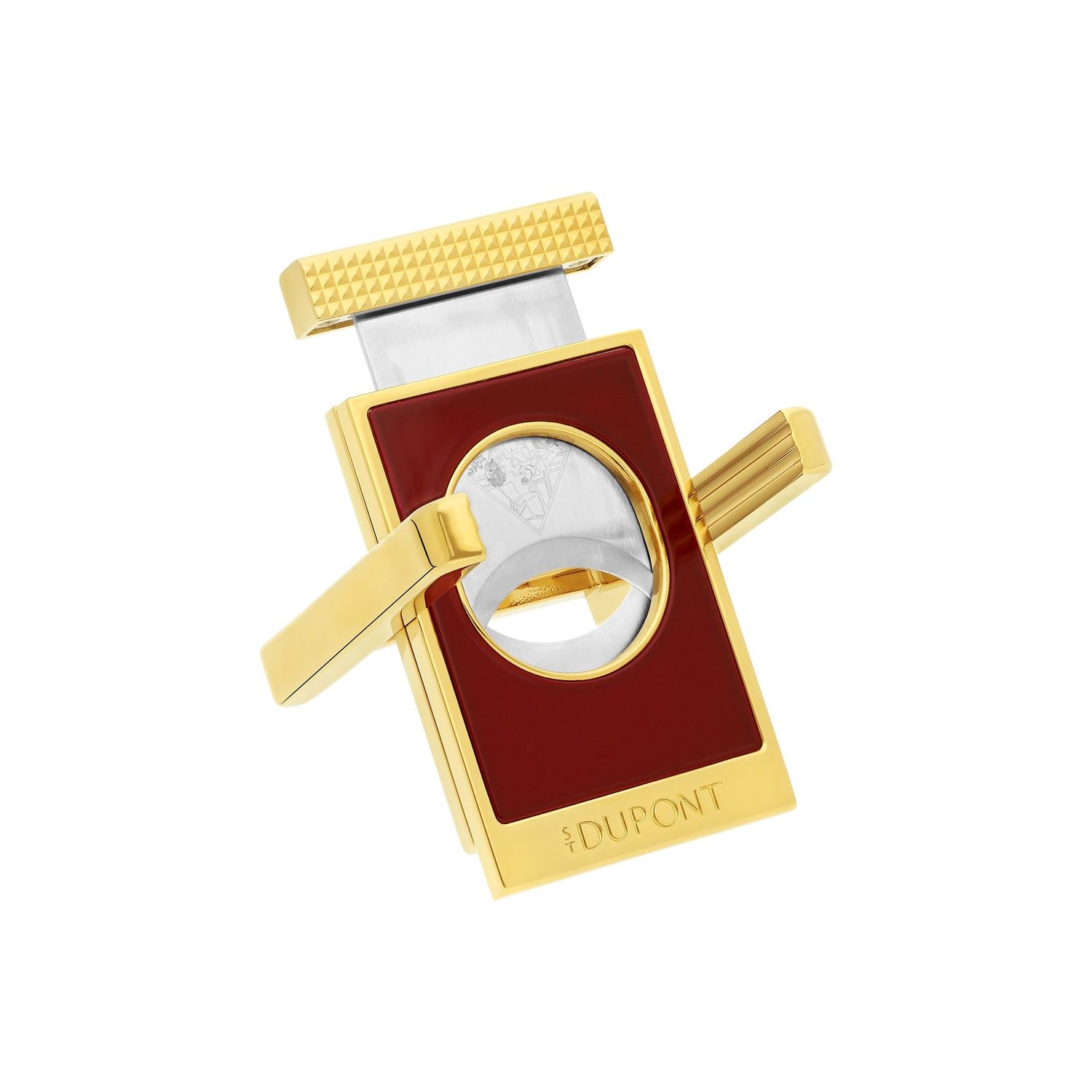 S.T. Dupont Zigarrenabschneider/Stand - Romeo y Julieta rot/gold