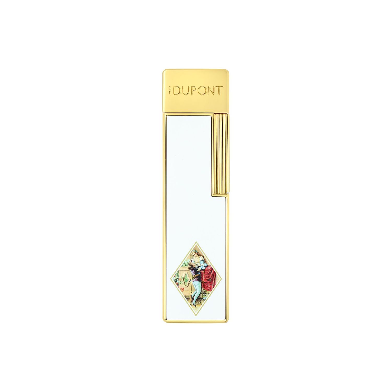 S.T. Dupont Twiggy Feuerzeug Romeo y Julieta - weiß/gold
