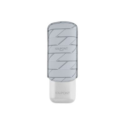 S.T. Dupont Monogram cigar case chrome/light grey - for 2 cigars S.T. Dupont Monogram cigar case chrome/light grey - for 2 cigars