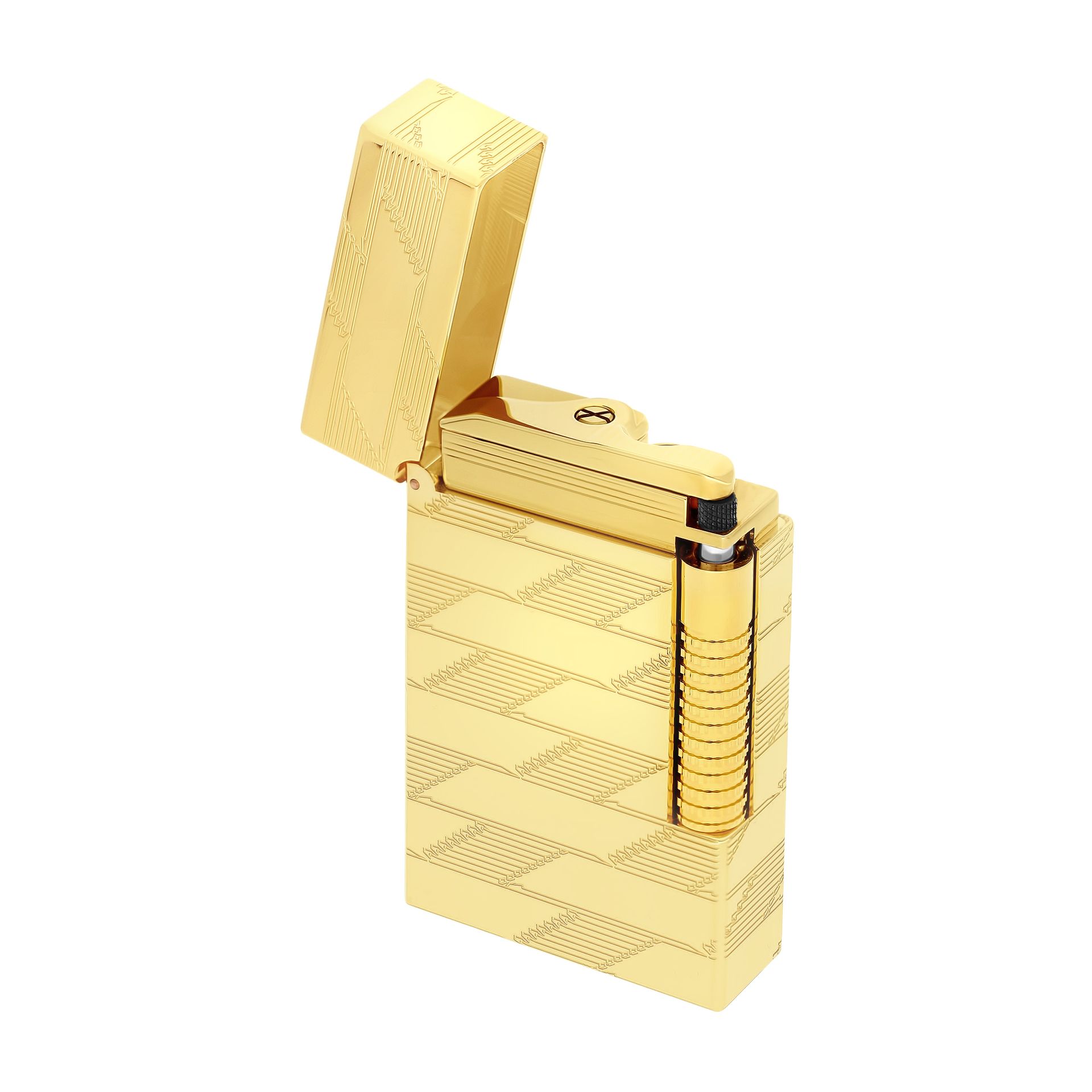 S.T. Dupont Lighter Le Grand Monogram gold