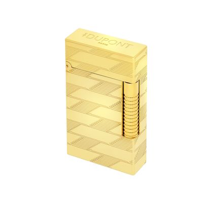 S.T. Dupont Lighter Le Grand Monogram gold