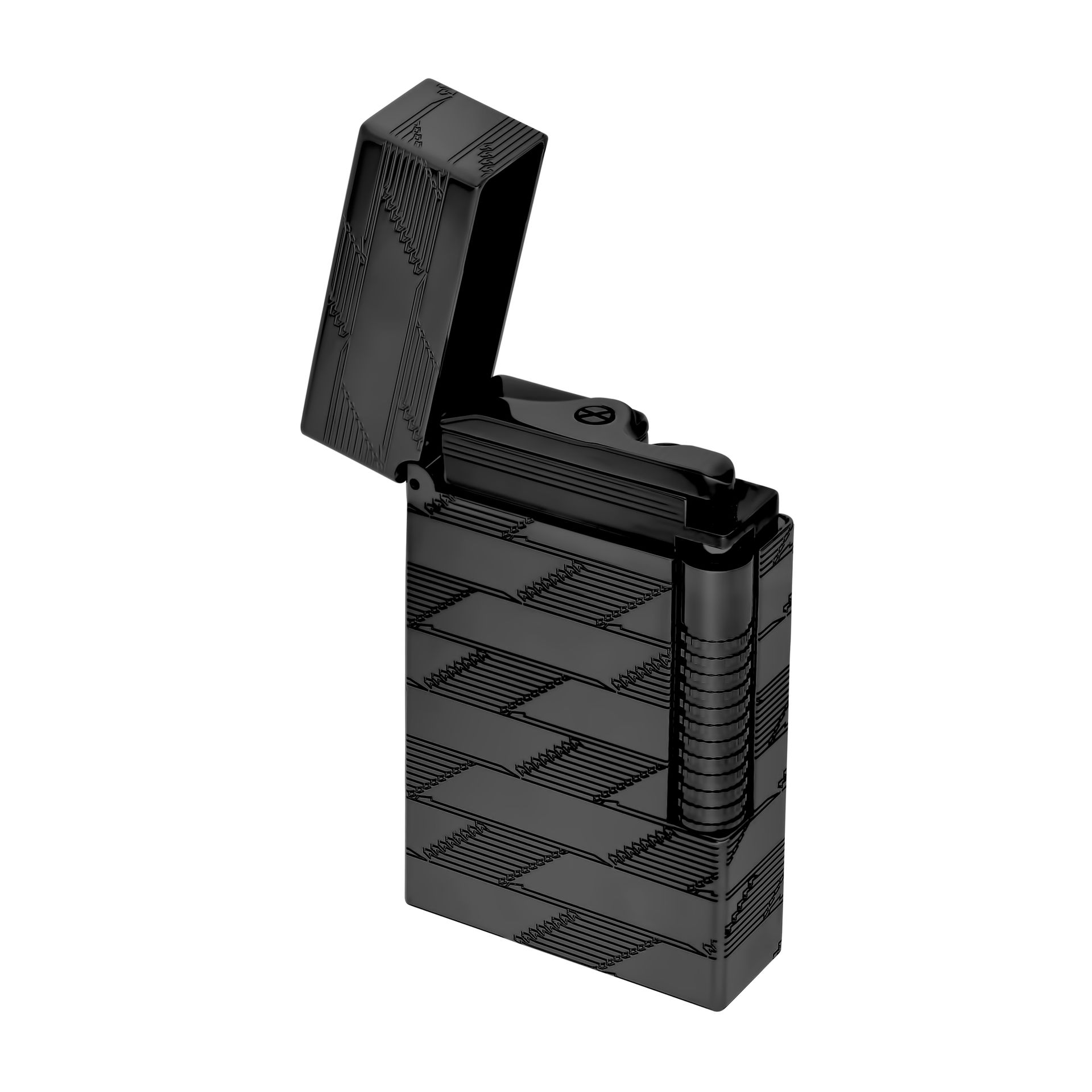 S.T. Dupont Lighter Le Grand Monogram black