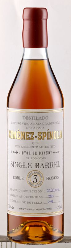Ximenez Spinola Brandy Single Barrel (271,43€/L) Ximenez Spinola Brandy Single Barrel (271,43€/L)