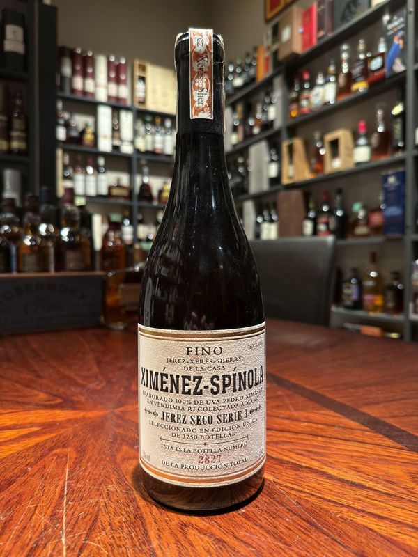 Ximénez-Spinola Jerez Seco Serie 3 Fino Sherry 0,75L (100€/L) Ximénez-Spinola Jerez Seco Serie 3 Fino Sherry 0,75L (100€/L)