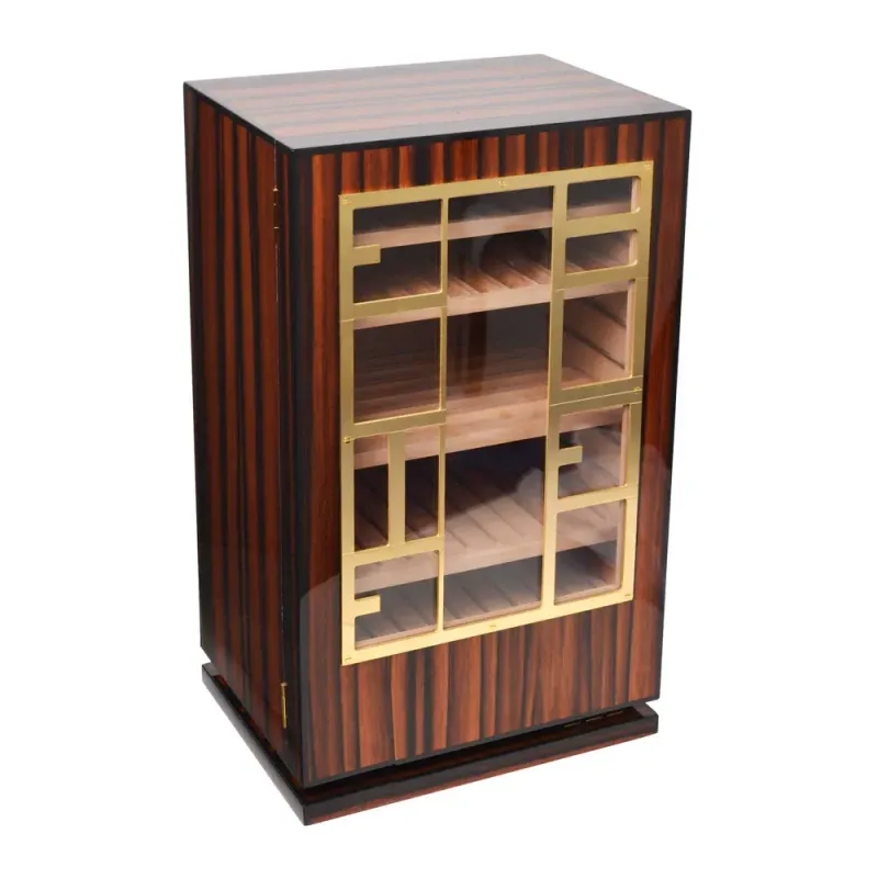Elie Bleu Humidor Macassar Ebony Cabinet - für 150 Zigarren