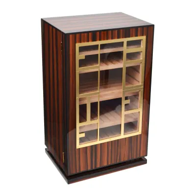 Elie Bleu Humidor Macassar Ebony Cabinet - für 150 Zigarren