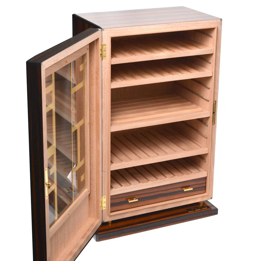 Elie Bleu Humidor Macassar Ebony Cabinet - for 150 cigars