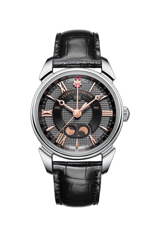 Cuervo y Sobrinos  Maestro Doble Luna  3194.1DLA