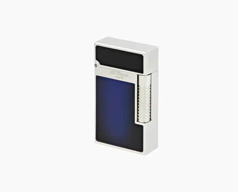 S.T. Dupont Lighter Le Grand Palladium Blue Lacquer S.T. Dupont Lighter Le Grand Palladium Blue Lacquer