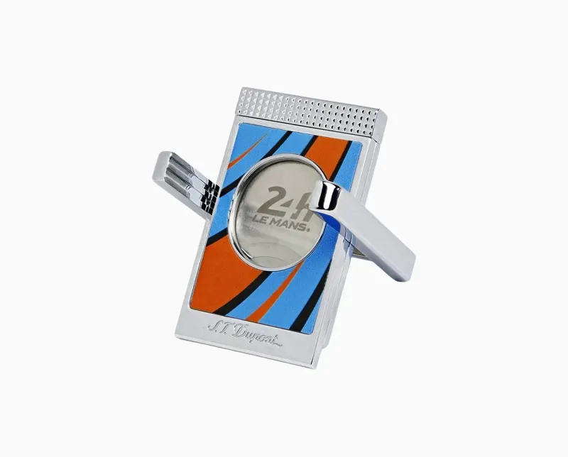 S.T. Dupont Cigar Cutter/Stand - Le Mans blue/chrome S.T. Dupont Cigar Cutter/Stand - Le Mans blue/chrome