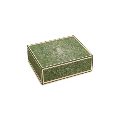 Elie Bleu Humidor Shagreen - für 30 Zigarren