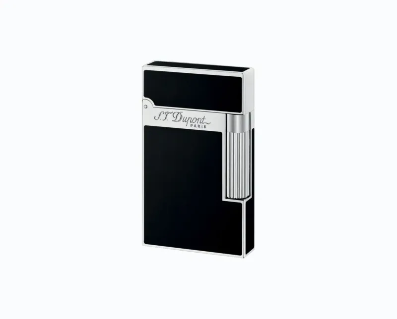 S.T. Dupont Lighter Ligne 2 Black Lacquer Palladium S.T. Dupont Lighter Ligne 2 Black Lacquer Palladium