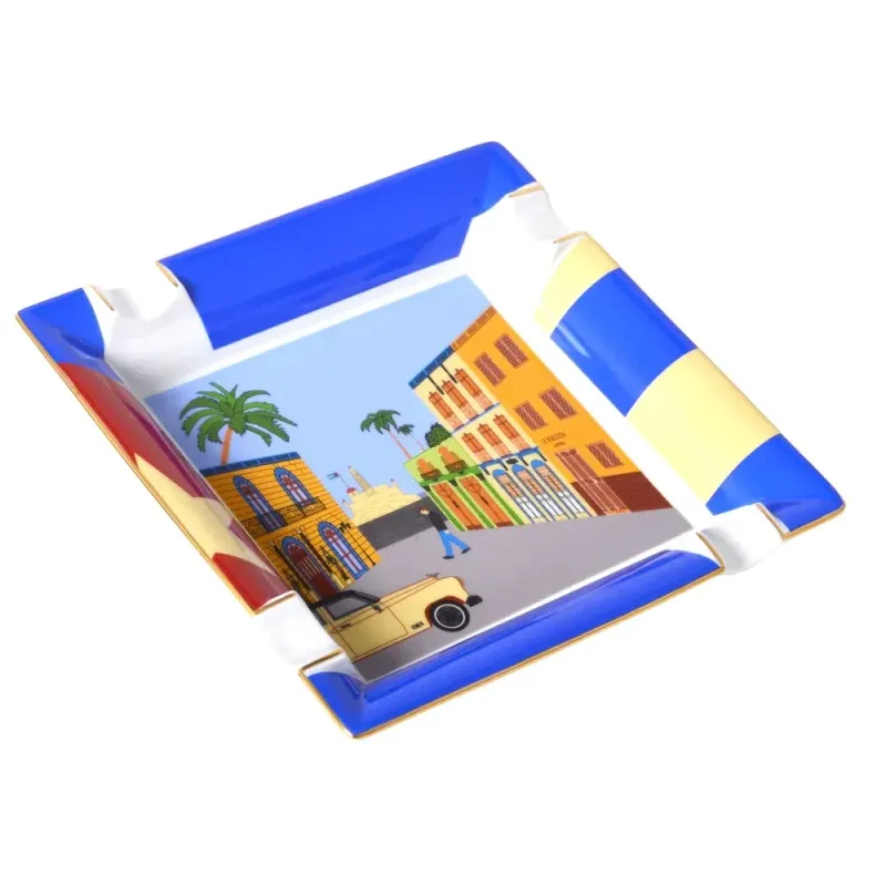 Elie Bleu Casa Cubana Ashtray - for 4 cigars Elie Bleu Casa Cubana Ashtray - for 4 cigars