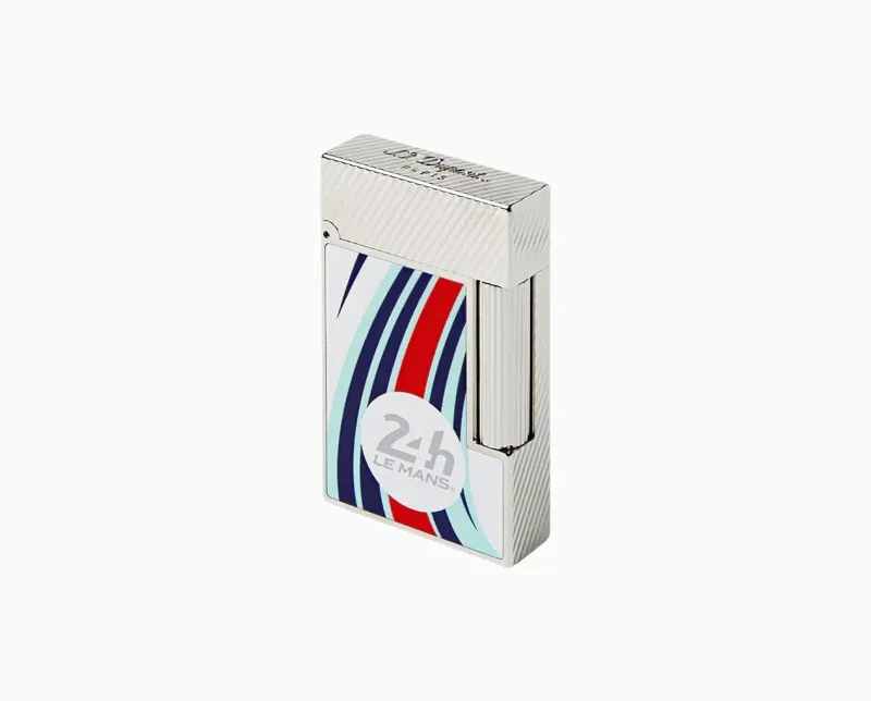 S.T. Dupont Lighter Ligne 2 Le Mans White/Palladium S.T. Dupont Lighter Ligne 2 Le Mans White/Palladium