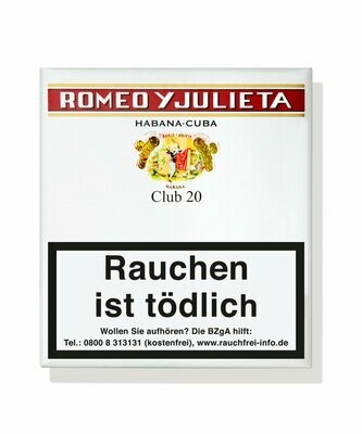 Romeo y Julieta Club - pack of 20 Romeo y Julieta Club - pack of 20