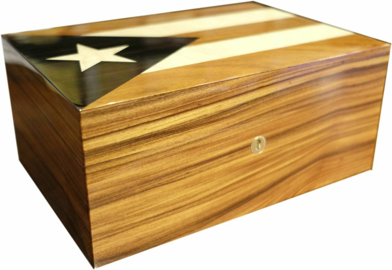 Gentili Humidor Zebrano Furnier - für 50 Zigarren