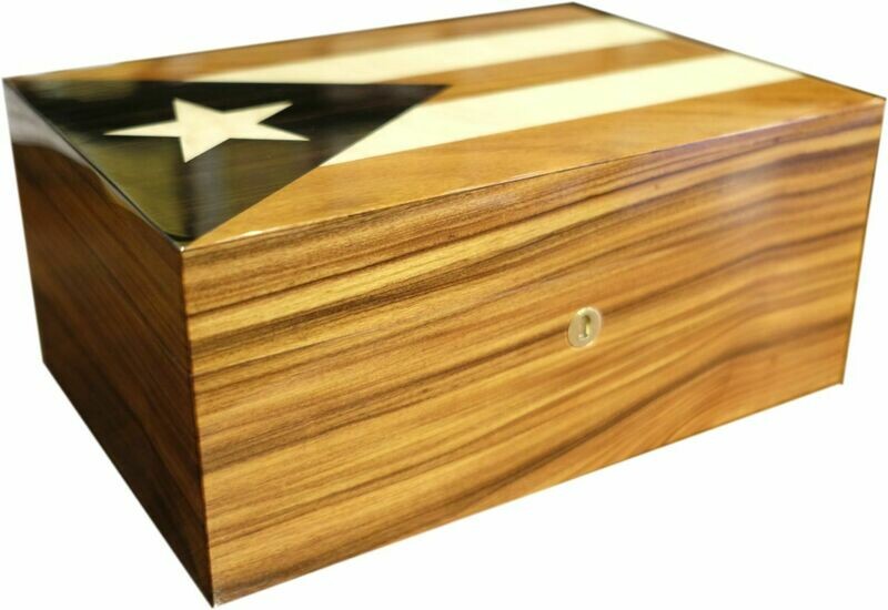 Gentili Humidor Zebrano Furnier - für 50 Zigarren