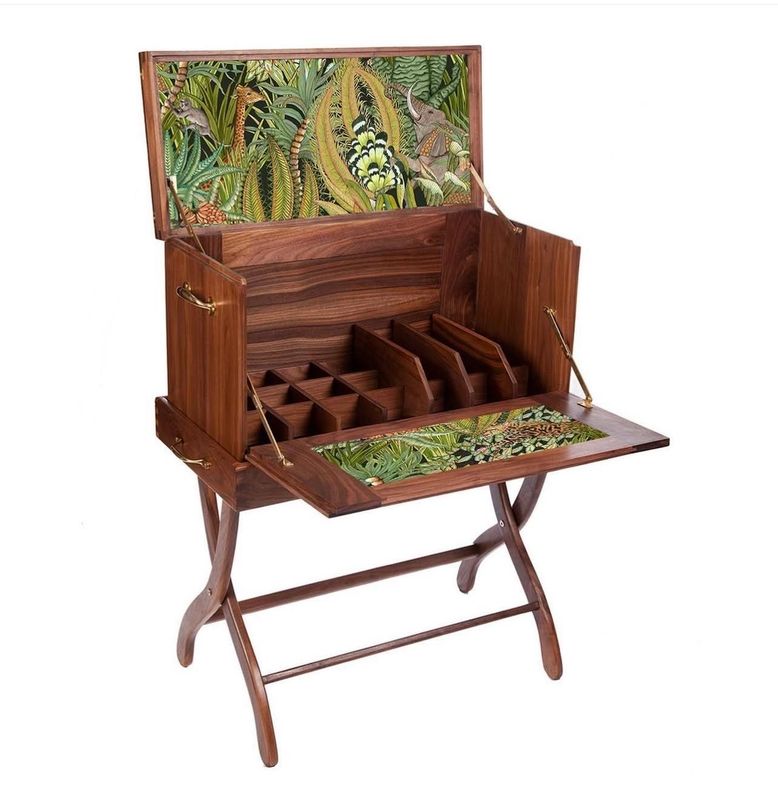 Melvill and Moon Field Bar with Tray and Stand - in collaboration with Ardmore Melvill and Moon Field Bar with Tray and Stand - in collaboration with Ardmore