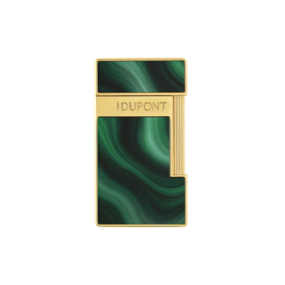 S.T. Dupont Slimmy Lighter - Goede Green/Gold