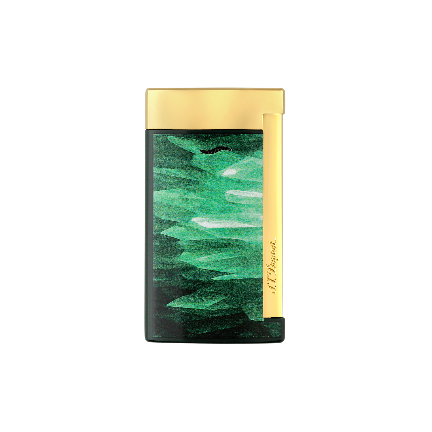 S.T.Dupont Slim 7 Feuerzeug - Goede Grün/Gold