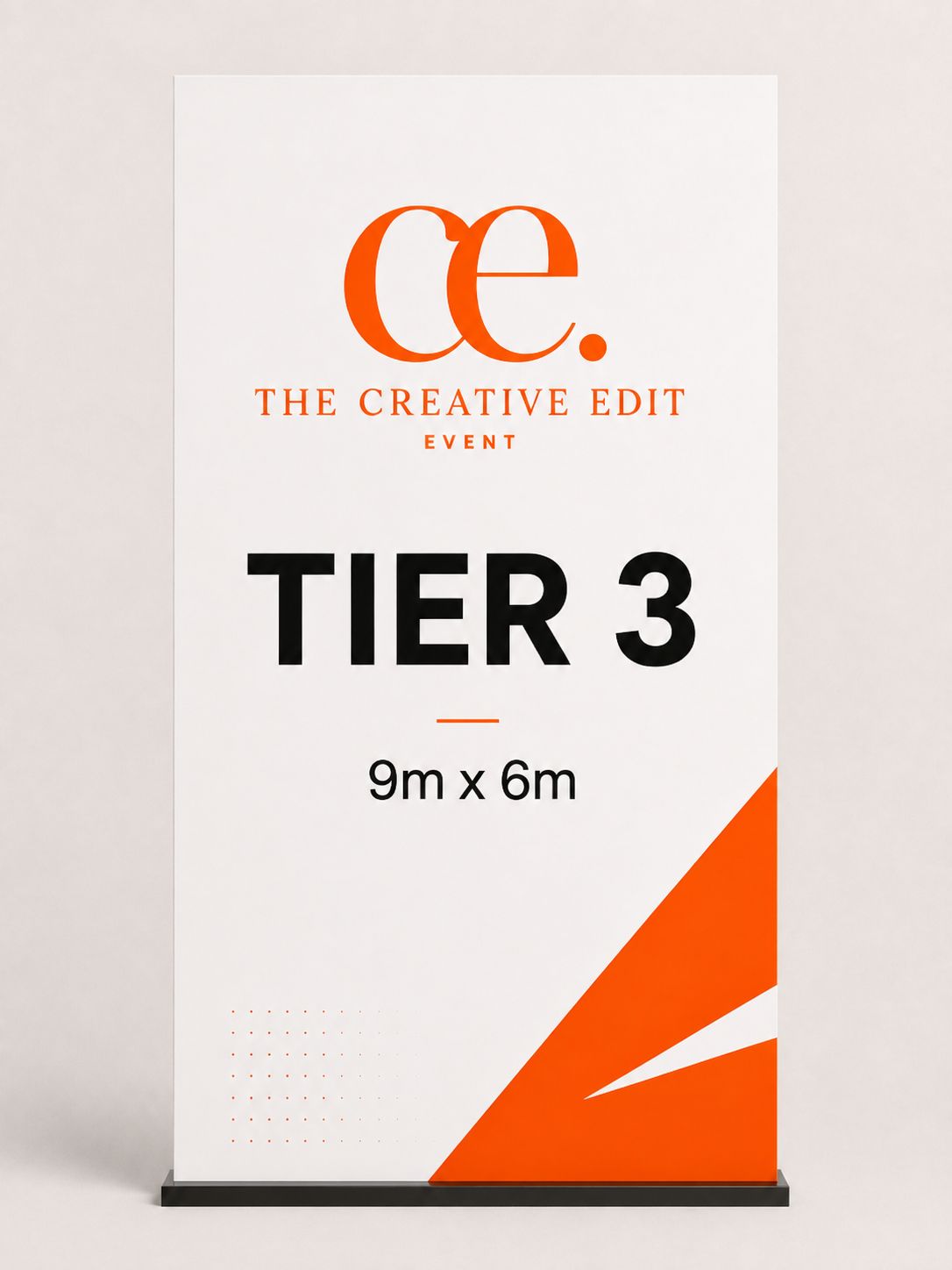 Retail Stall: TIER 3 9m X 6m Retail Stall: TIER 3 9m X 6m