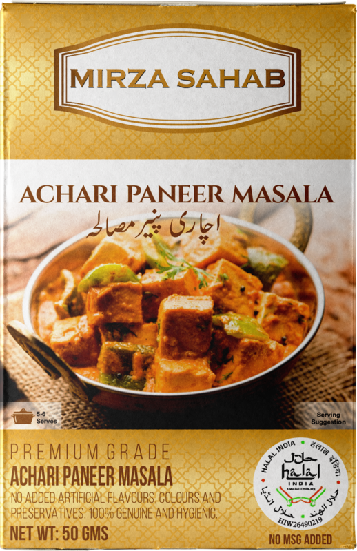 Achari Paneer Masala 50g (Master Carton of 76 pieces)