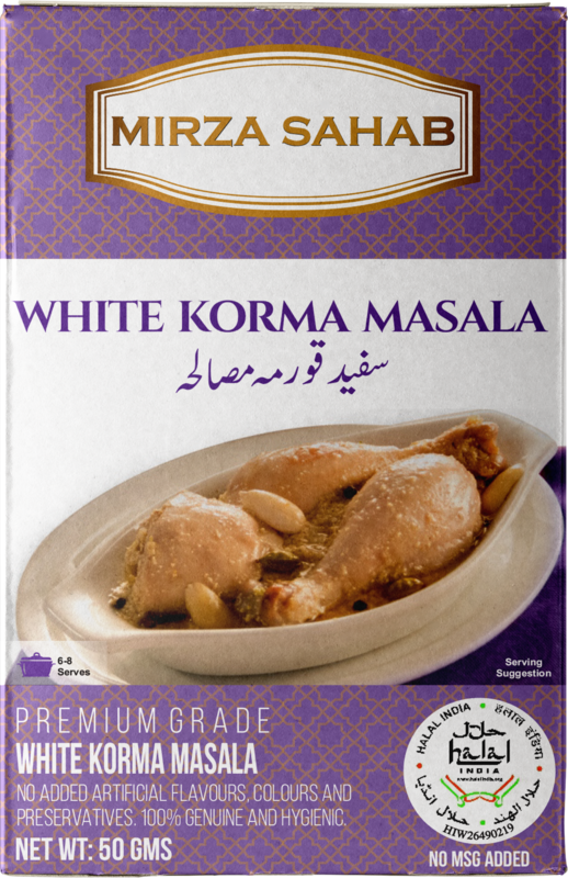 White Korma Masala 50g (Master Carton of 76 pieces)