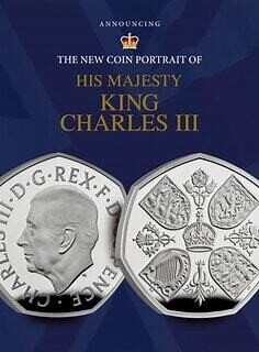 King Charles III 50 First Official 50p New Design 2022 Brilliant Uncirculated!!