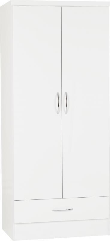 Nevada 2 door/1 drawer wardrobe
