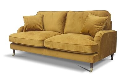 Rupert 3 seater sofa mustard