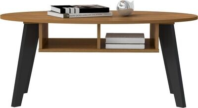 Naples coffee table black/oak