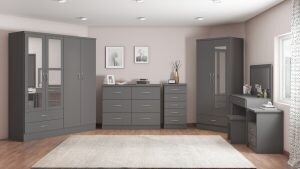 Nevada 3door mirror wardrobe