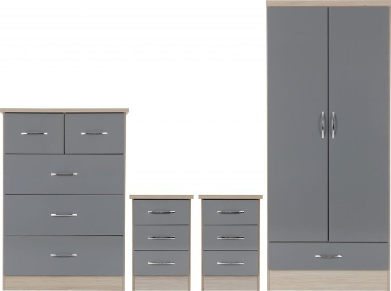 Nevada bedroom set (2 door robe)