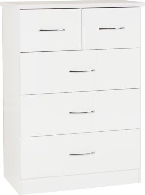 Nevada 3+2 drawer chest of drawers
