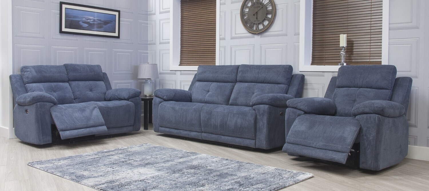 Ancona 3 seater sofa  (power recliner)