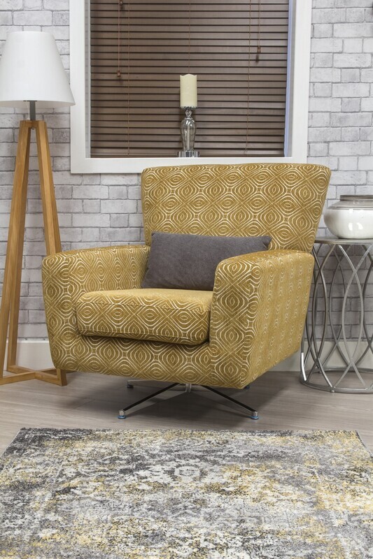Poppy swivel armchair