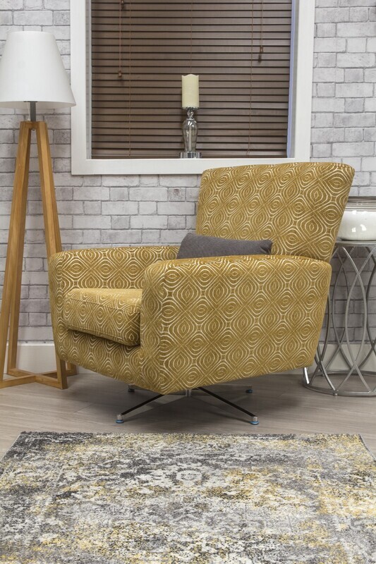 Poppy swivel armchair