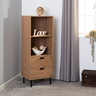 Leon 2dr/2 shelf unit