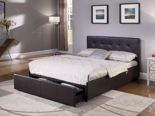 Leather bed 5ft King