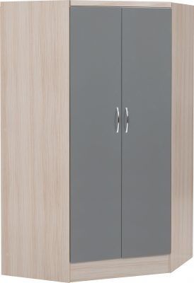 Nevada 2 door corner wardrobe
