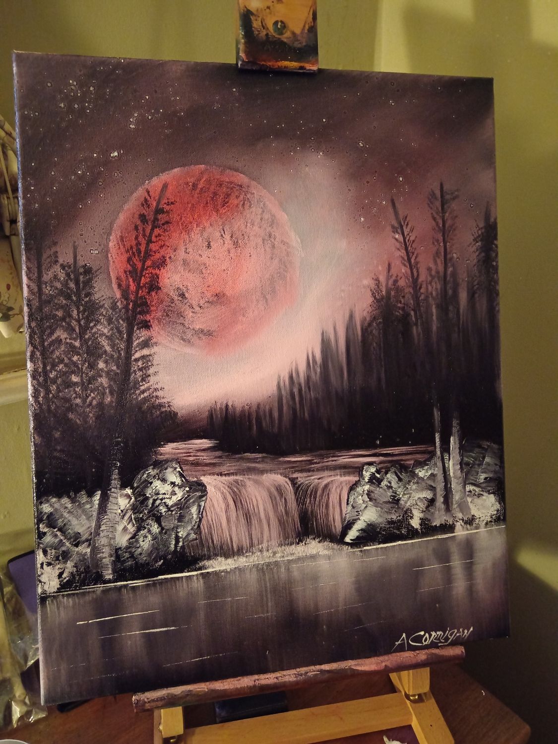 &quot;Moon river&quot; Original Irish art