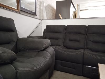 Madison 3 Seater recliner with matching recliner chairs
